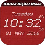 Dotted digital clock lwp | Indus Appstore | App Icon