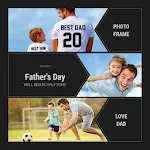 Happy Father's Day Photo Frame | Indus Appstore | App Icon