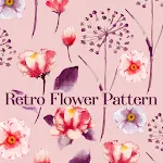 Retro Flower Pattern +HOME | Indus Appstore | App Icon