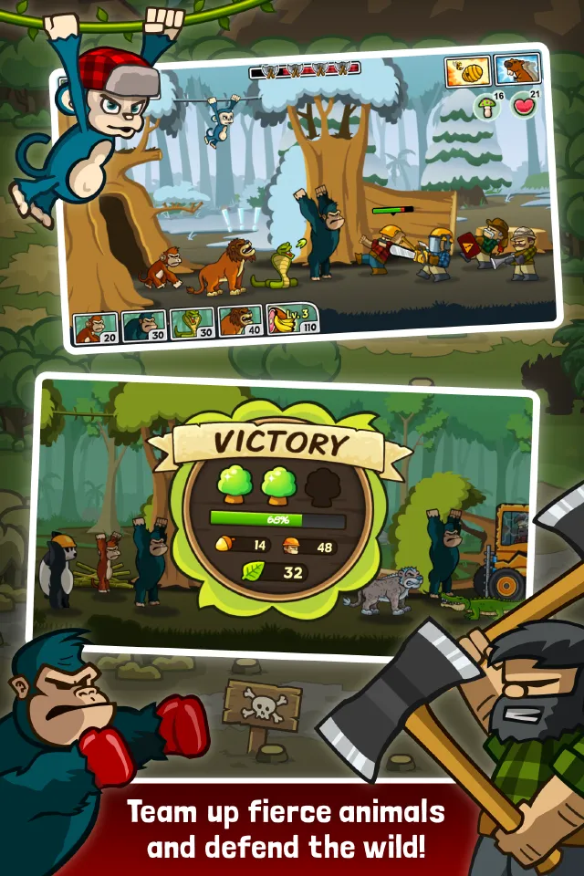 Lumberwhack: Defend the Wild | Indus Appstore | Screenshot