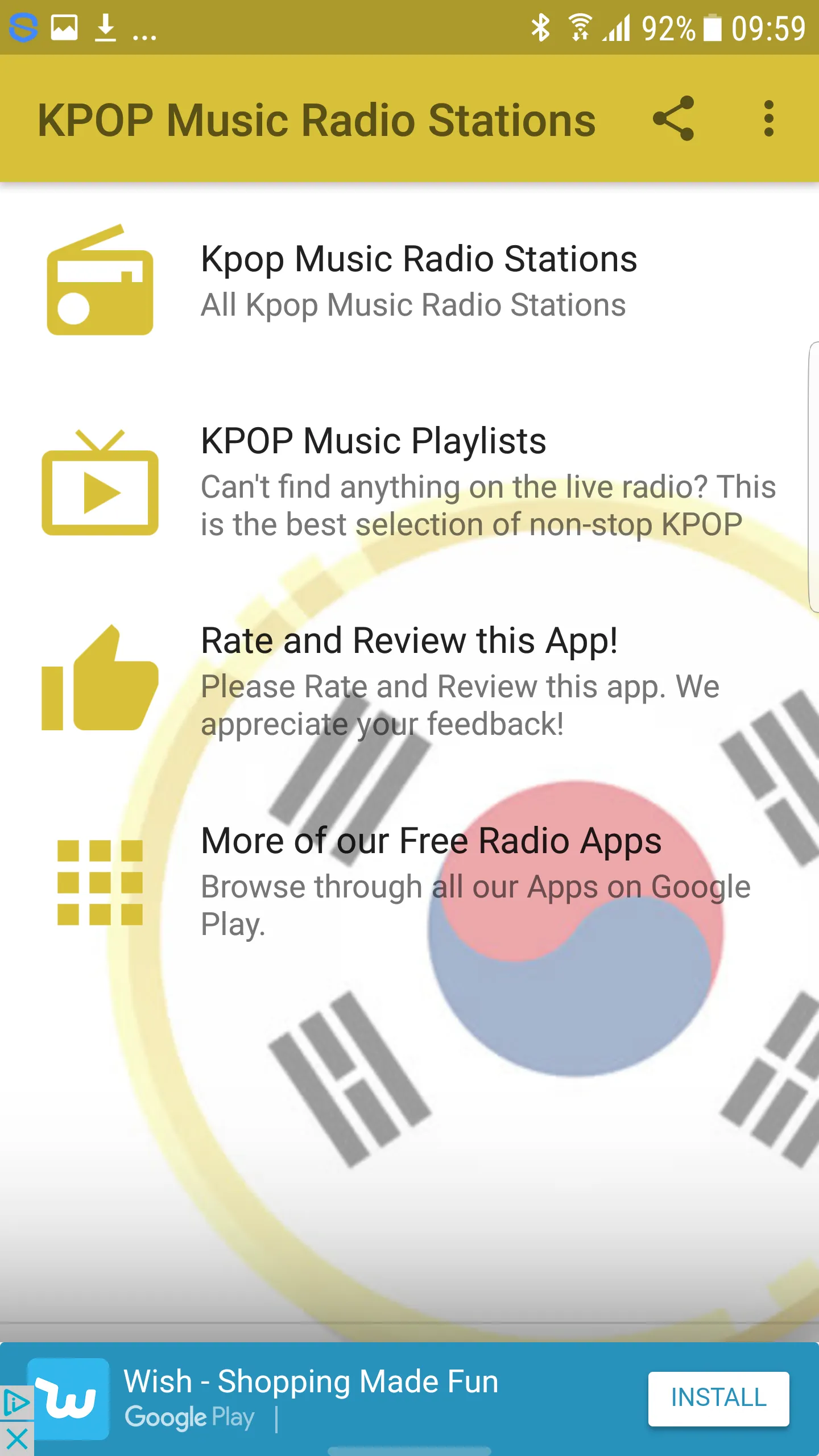 KPOP Music Radio Stations | Indus Appstore | Screenshot