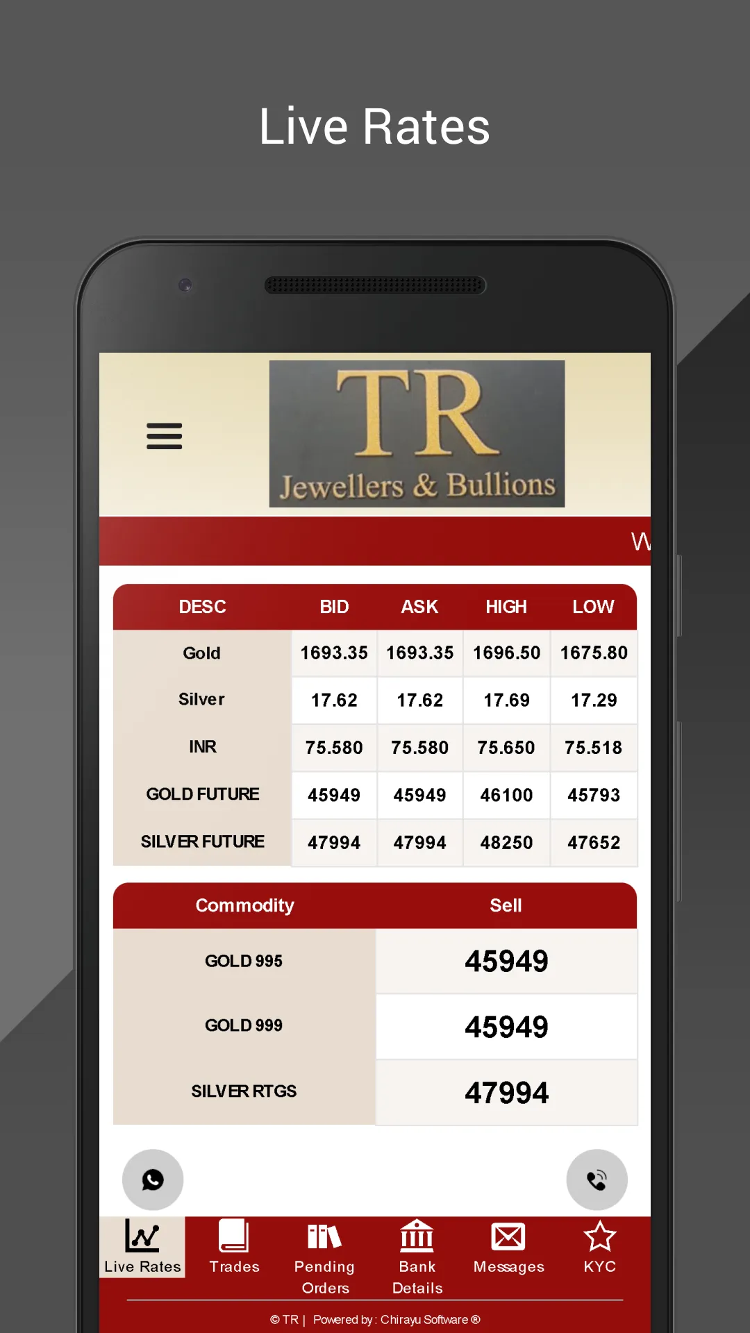 T R Jewellers And Bullions | Indus Appstore | Screenshot