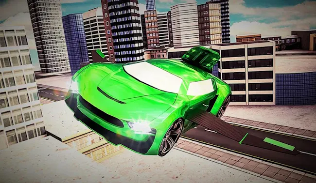 Sport Car Flying Simulator pro | Indus Appstore | Screenshot