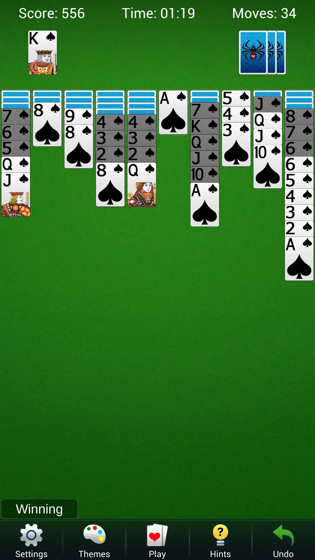 Spider Solitaire - Card Games | Indus Appstore | Screenshot