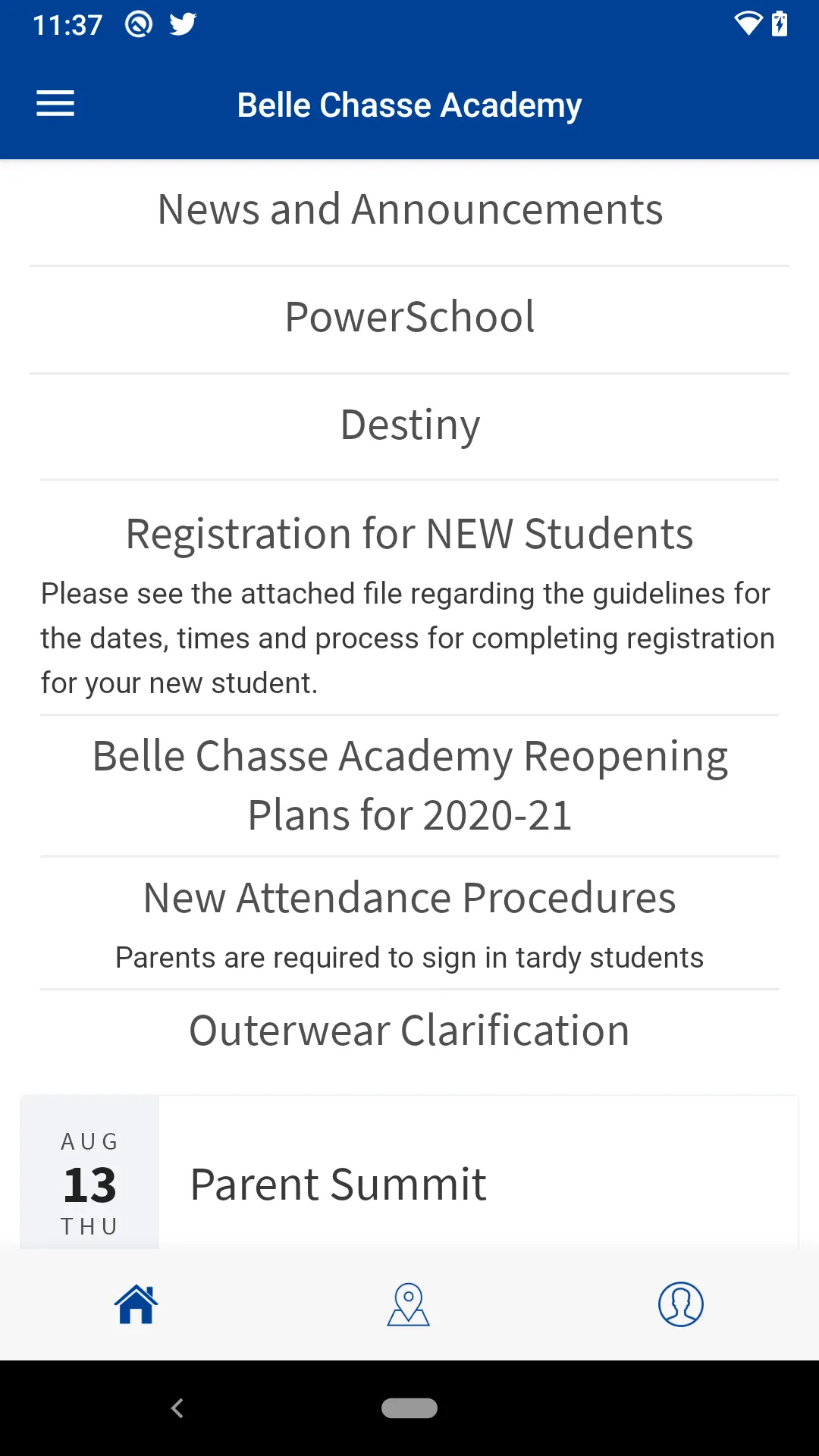 Belle Chasse Academy | Indus Appstore | Screenshot