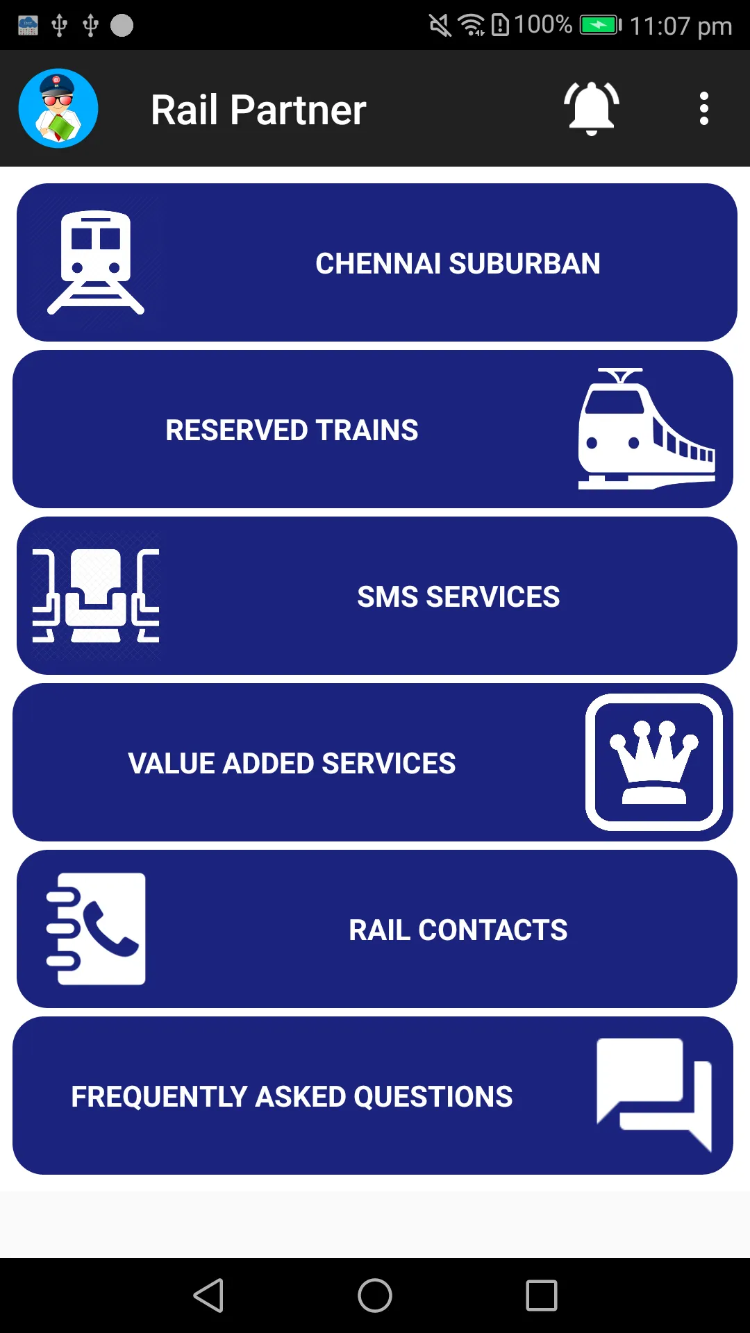 Rail Partner | Indus Appstore | Screenshot