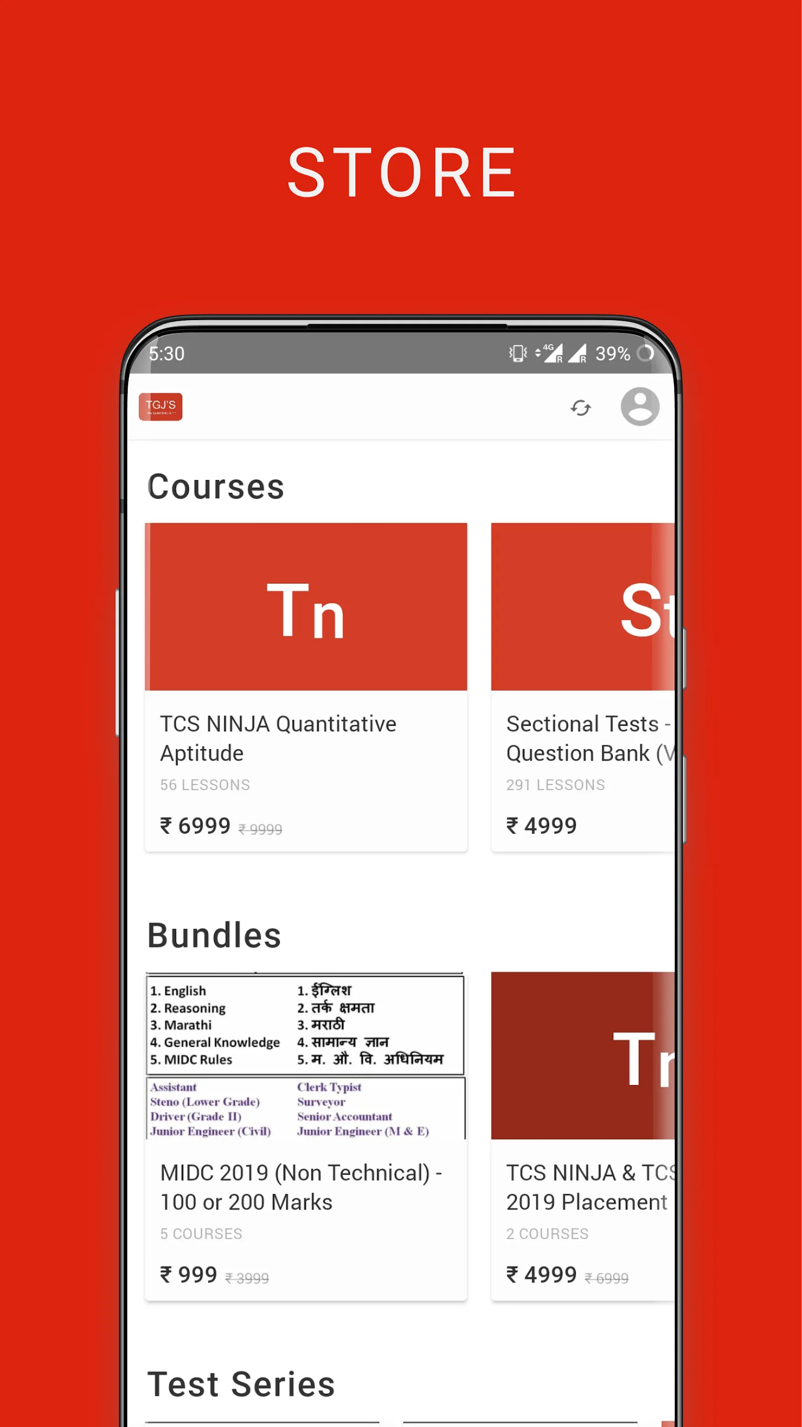 TGJ'S - The Learning App | Indus Appstore | Screenshot