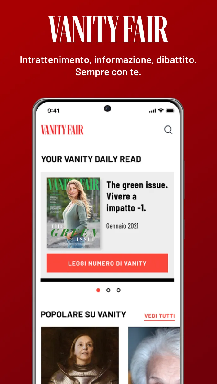 Vanity Fair Italia | Indus Appstore | Screenshot