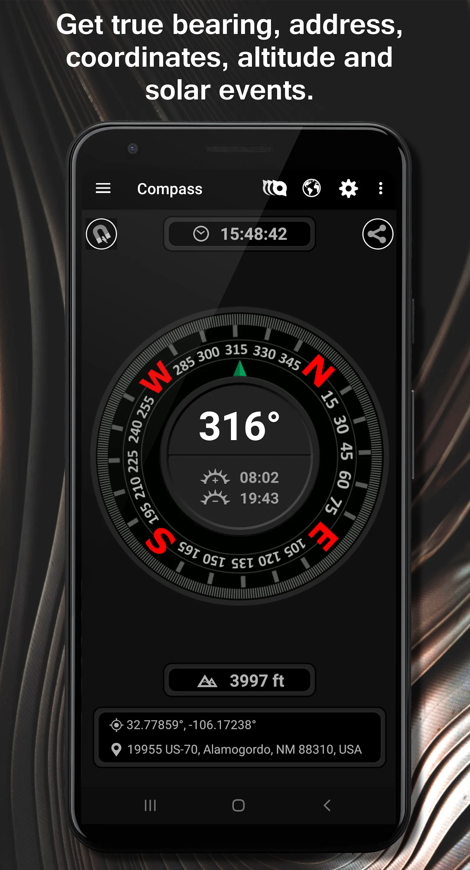 DS Compass | Indus Appstore | Screenshot