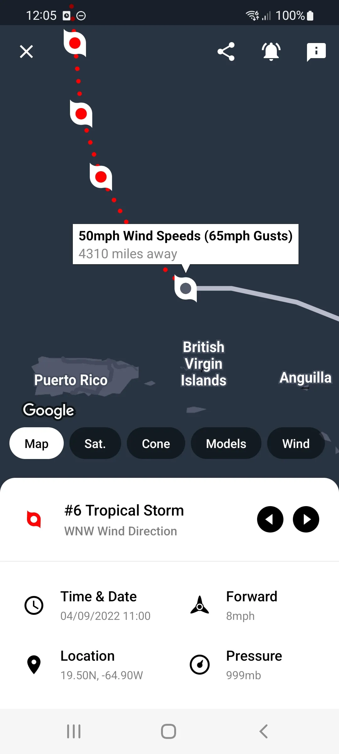 My Hurricane Tracker & Alerts | Indus Appstore | Screenshot