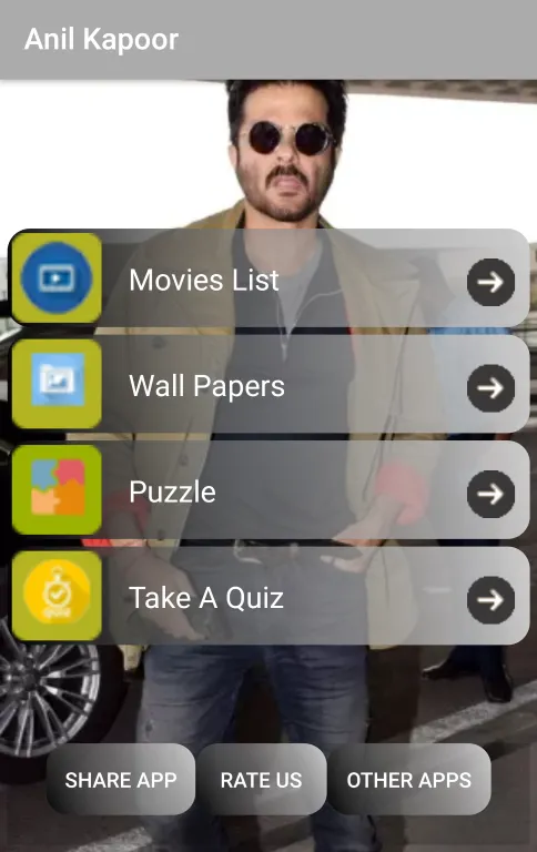 Anil Kapoor -wallpapers,puzzle | Indus Appstore | Screenshot