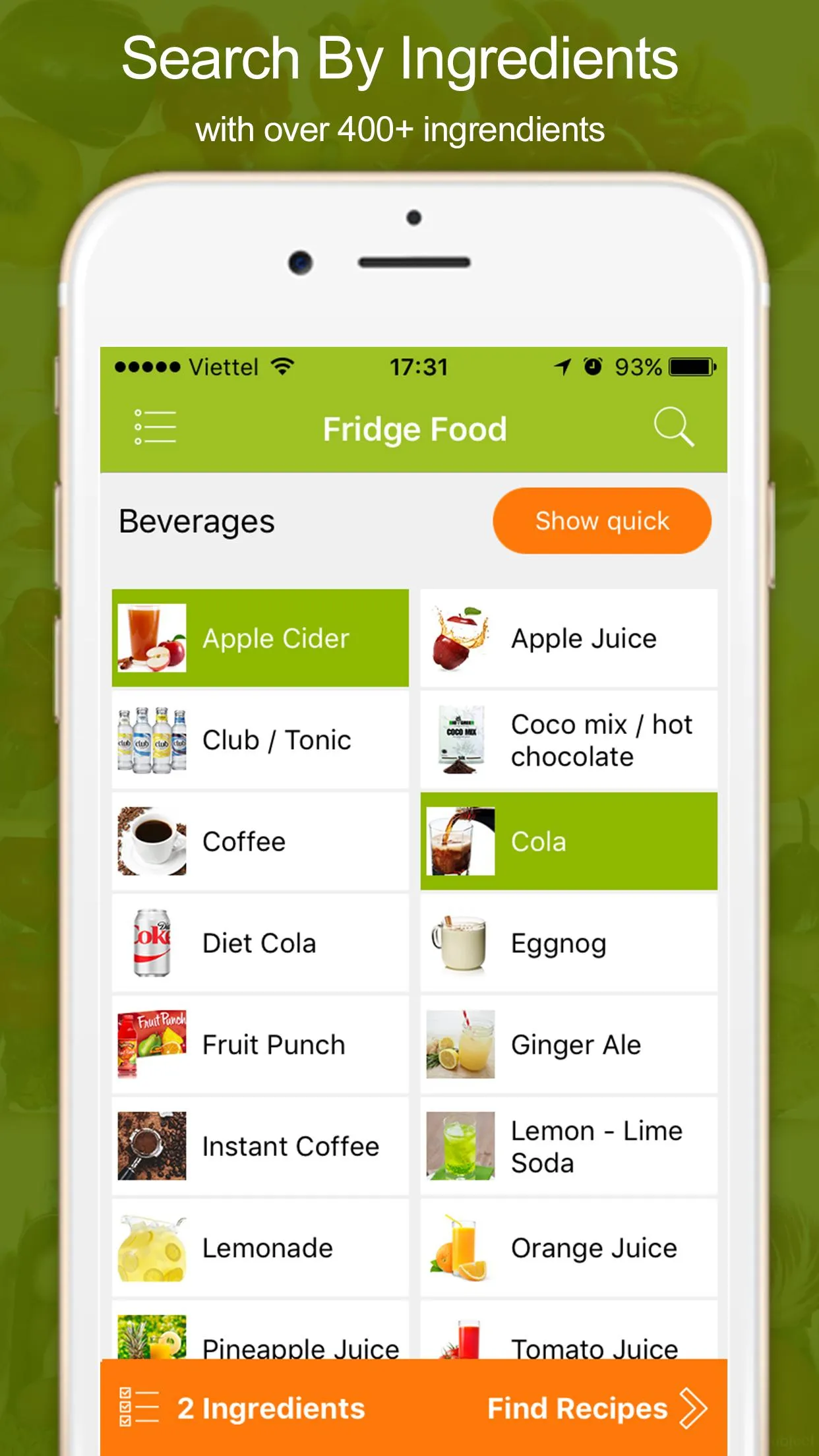 Fridge Food - Easy recipes | Indus Appstore | Screenshot