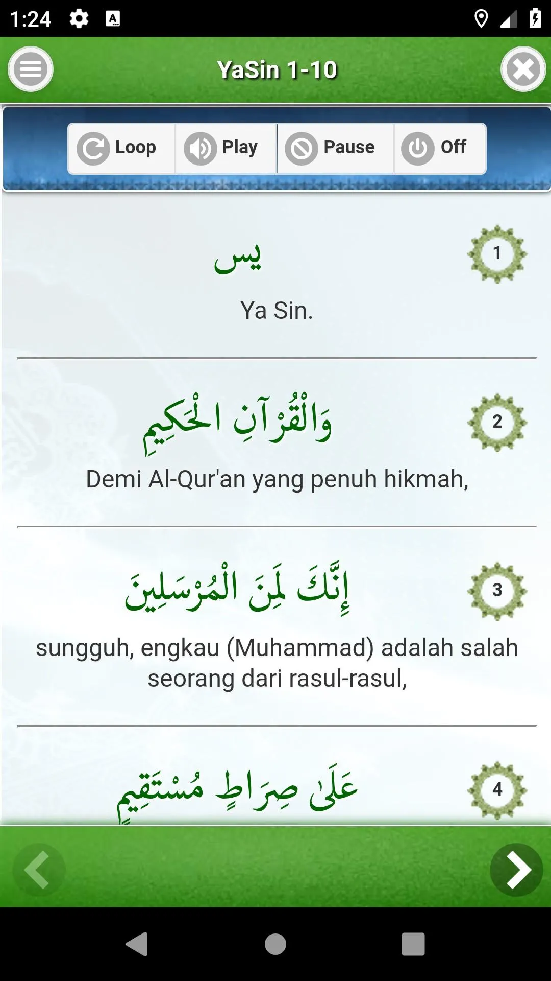 Yasin, Al-Waqi'ah, Al-Mulk (Of | Indus Appstore | Screenshot