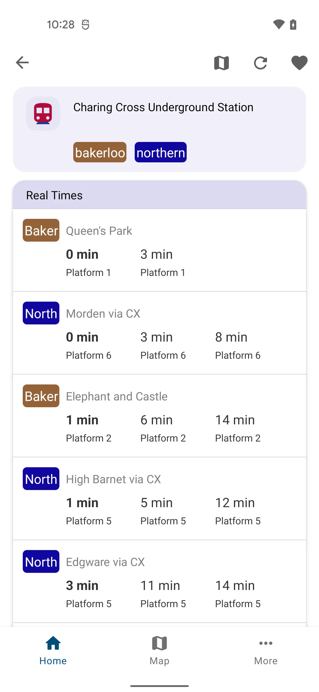 London Transport Live Times | Indus Appstore | Screenshot