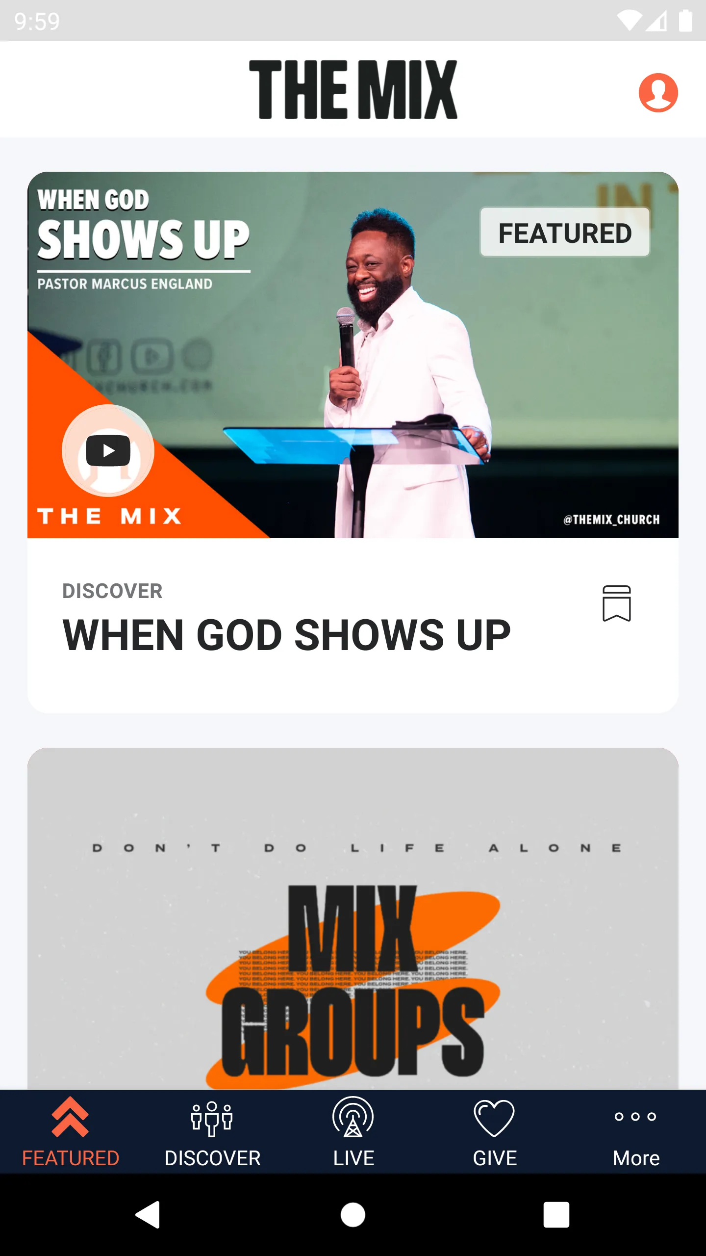 THE MIX Church | Indus Appstore | Screenshot