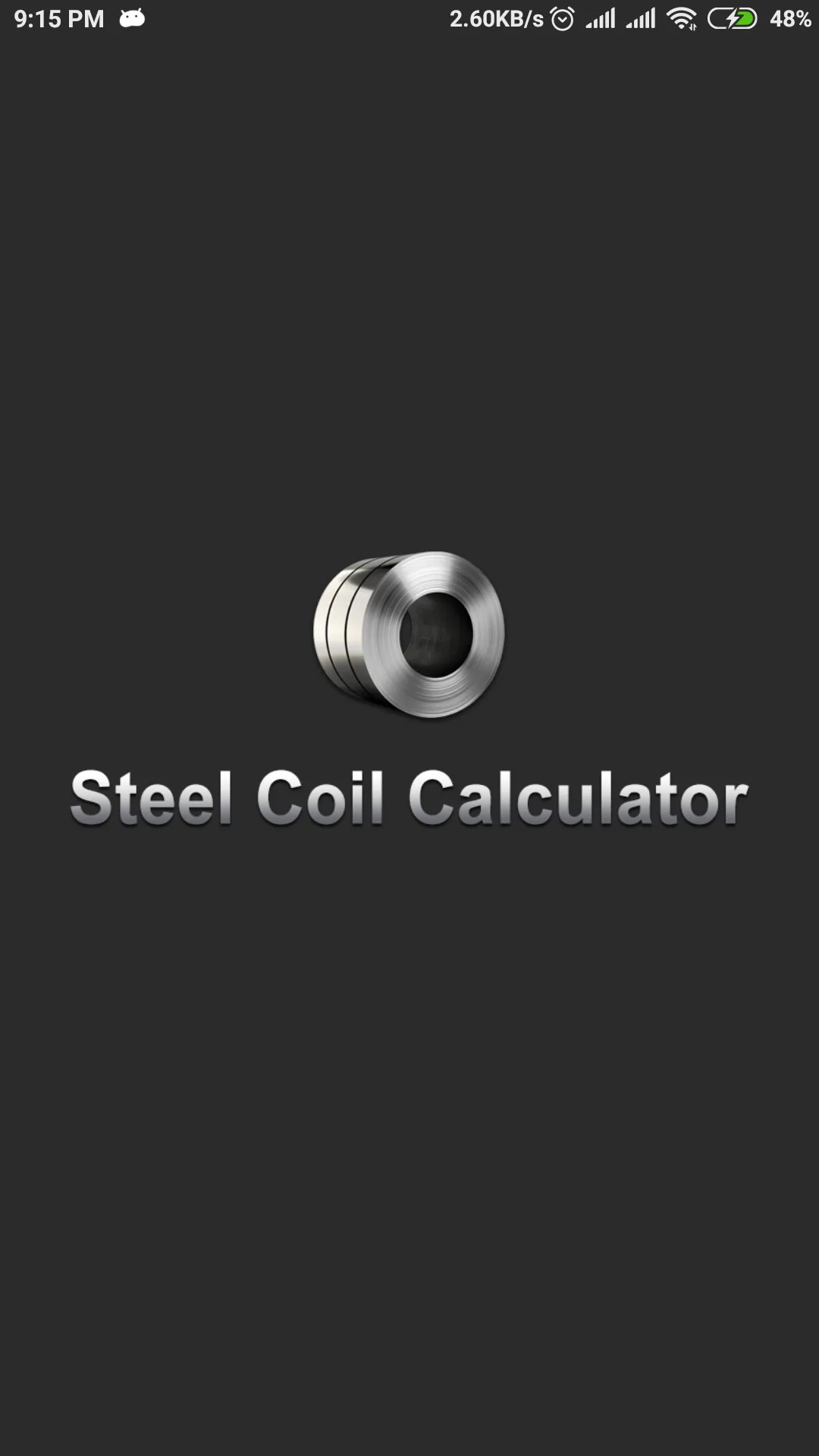 Steel Coil Calculator | Indus Appstore | Screenshot