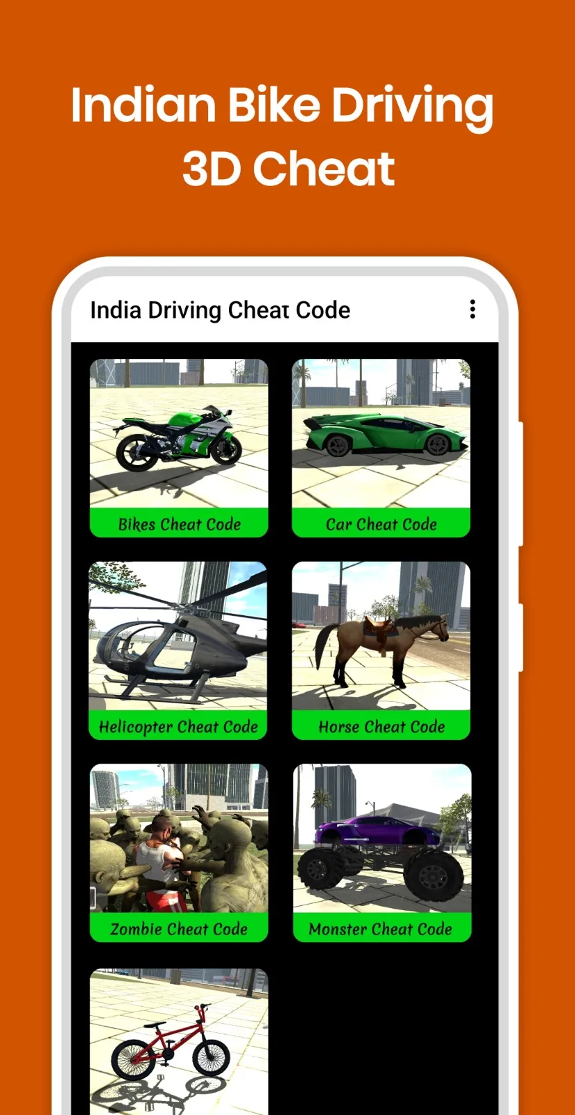 Indian Bike Driving Cheat Code | Indus Appstore | Screenshot