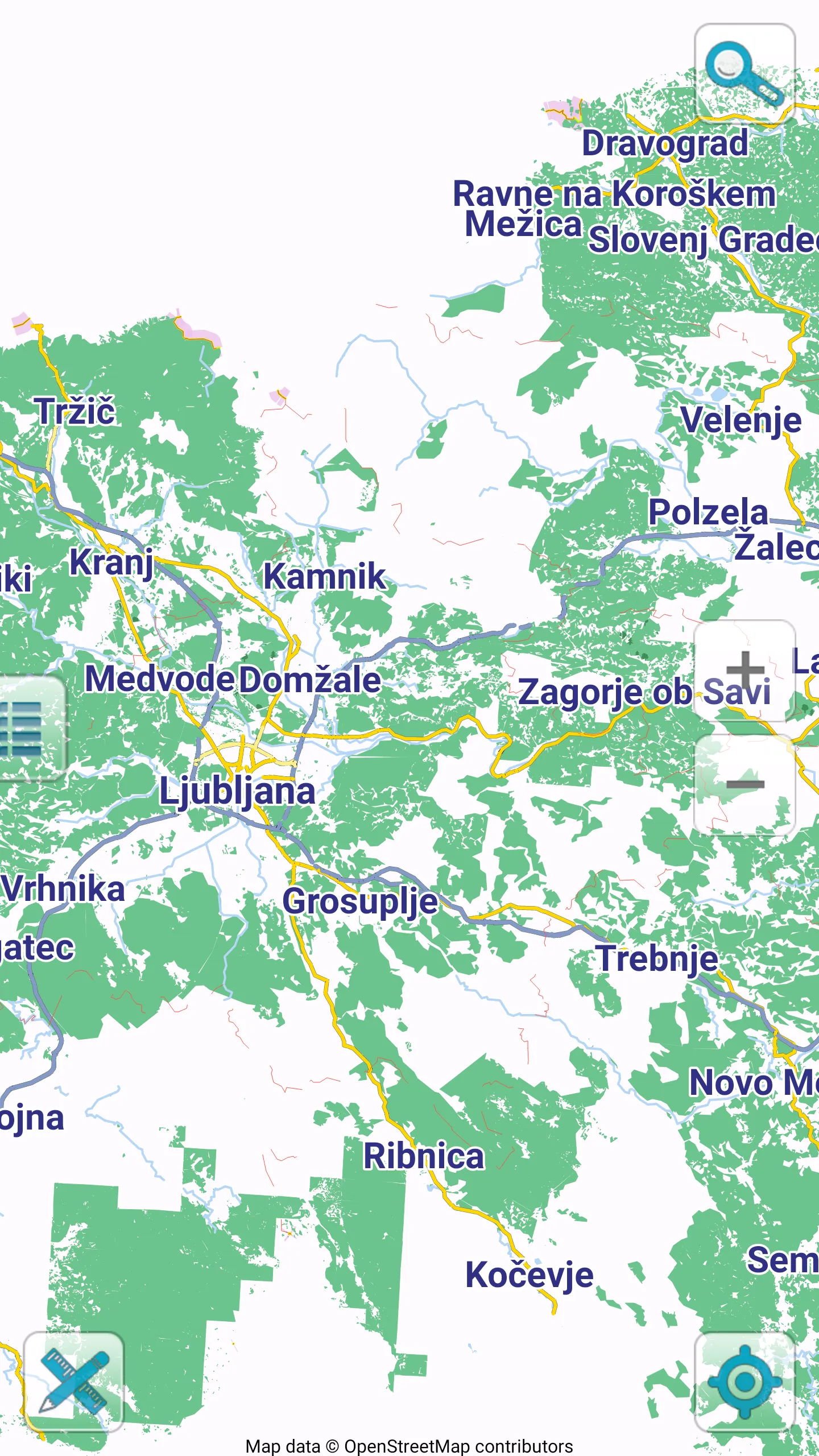 Map of Slovenia offline | Indus Appstore | Screenshot