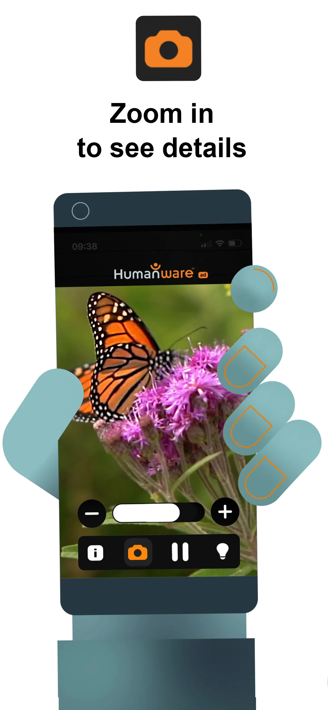 HumanWare explorē Magnifier | Indus Appstore | Screenshot