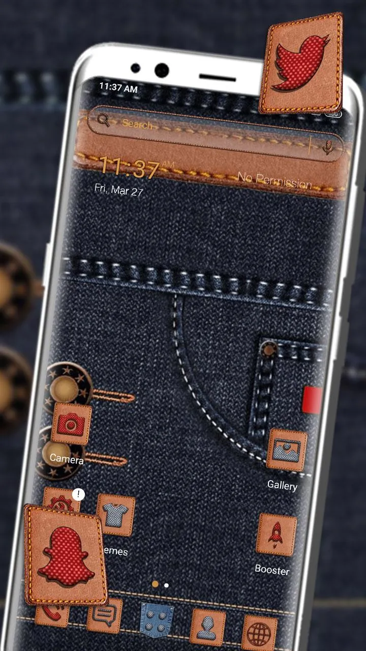 Denim Jeans Launcher Themes | Indus Appstore | Screenshot