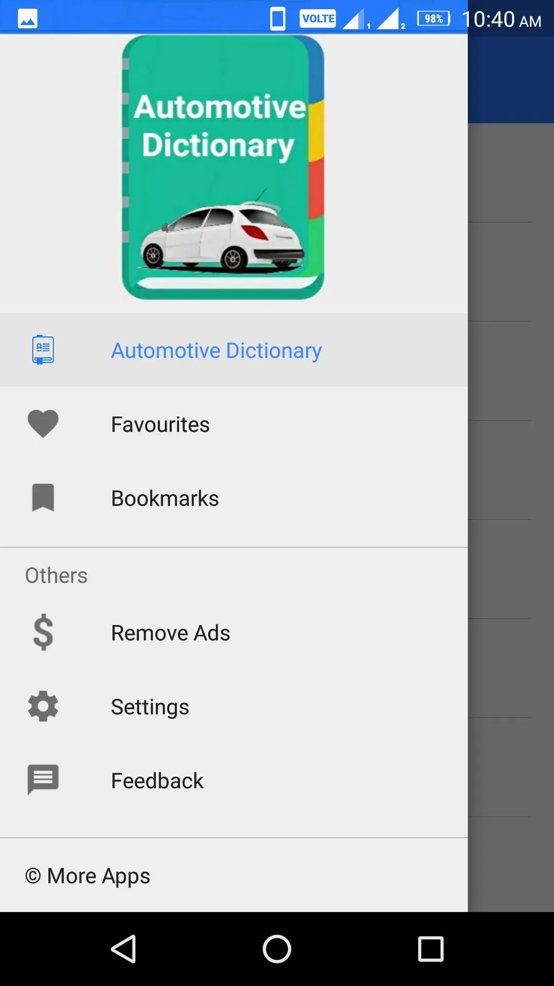 Automotive Dictionary | Indus Appstore | Screenshot