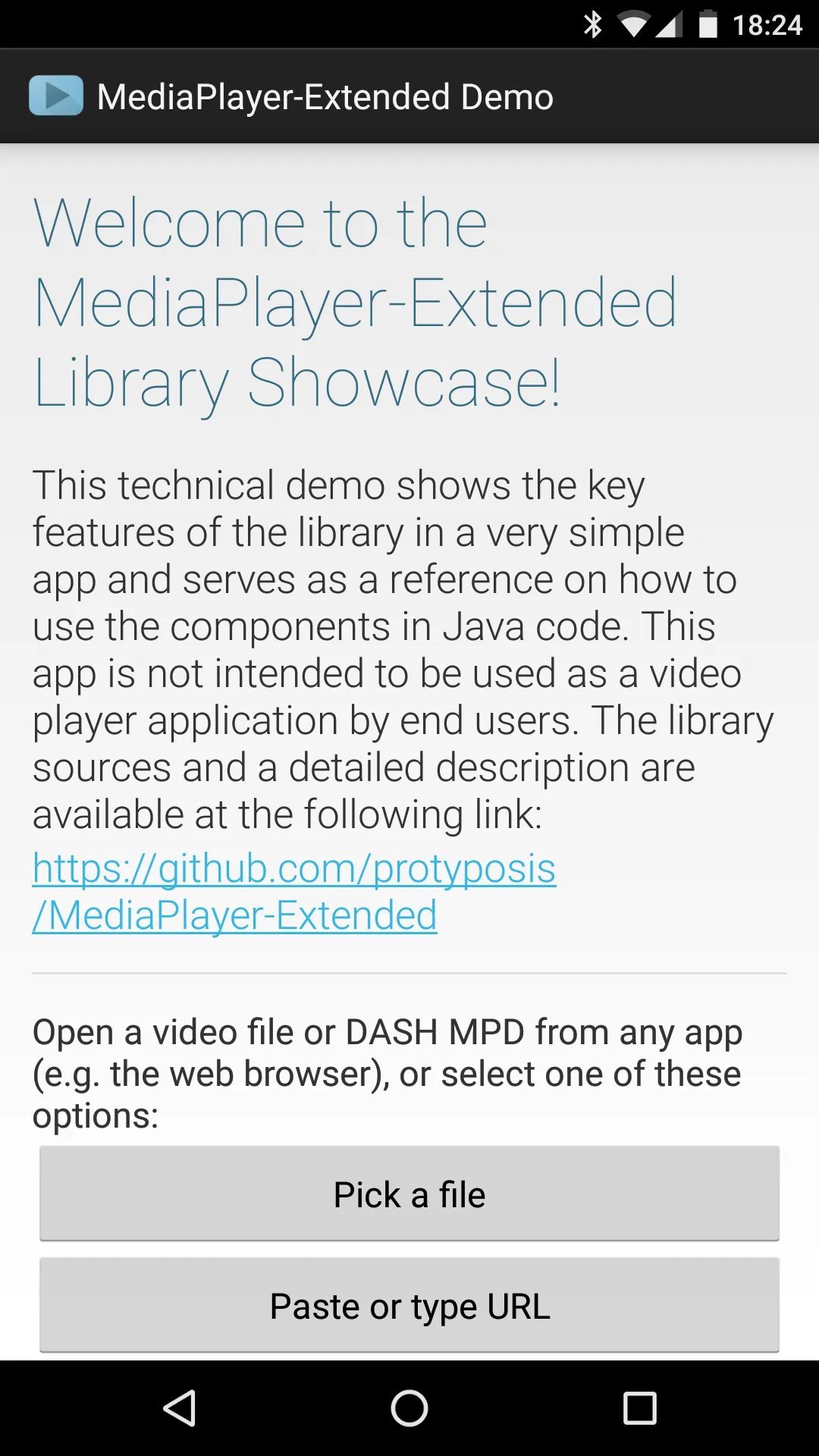 MediaPlayer-Extended Demo | Indus Appstore | Screenshot