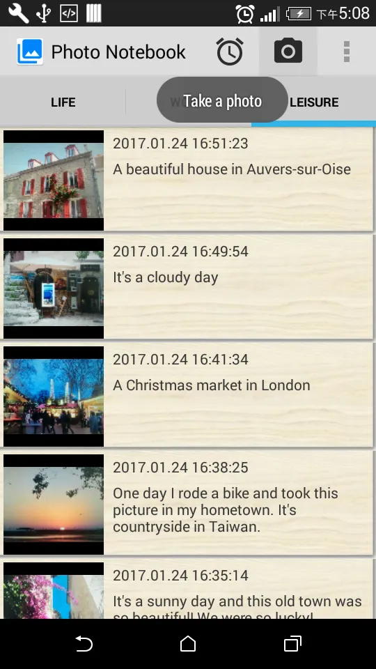 Photo Notebook | Indus Appstore | Screenshot