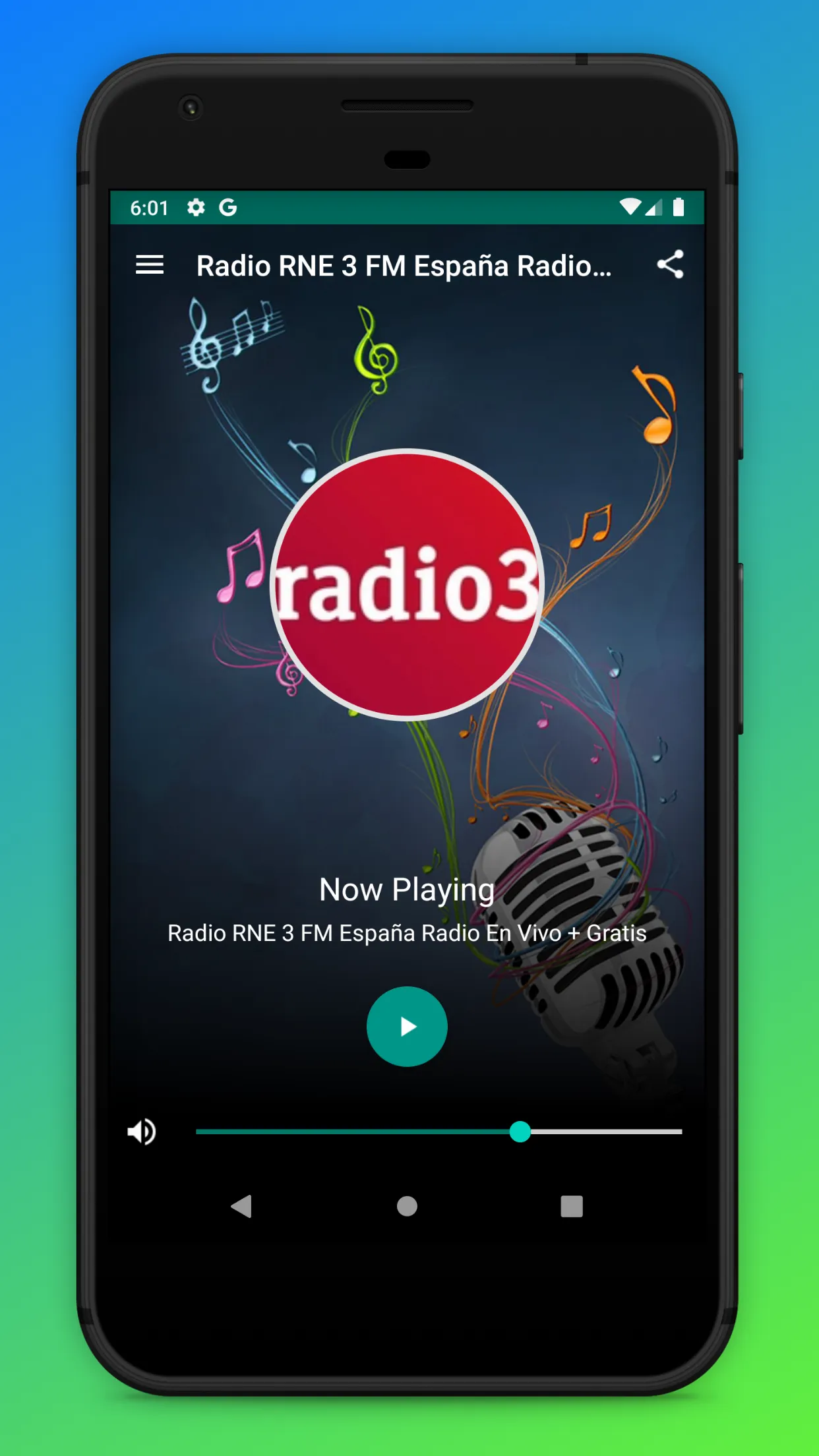 Radio RNE 3 España App en Vivo | Indus Appstore | Screenshot