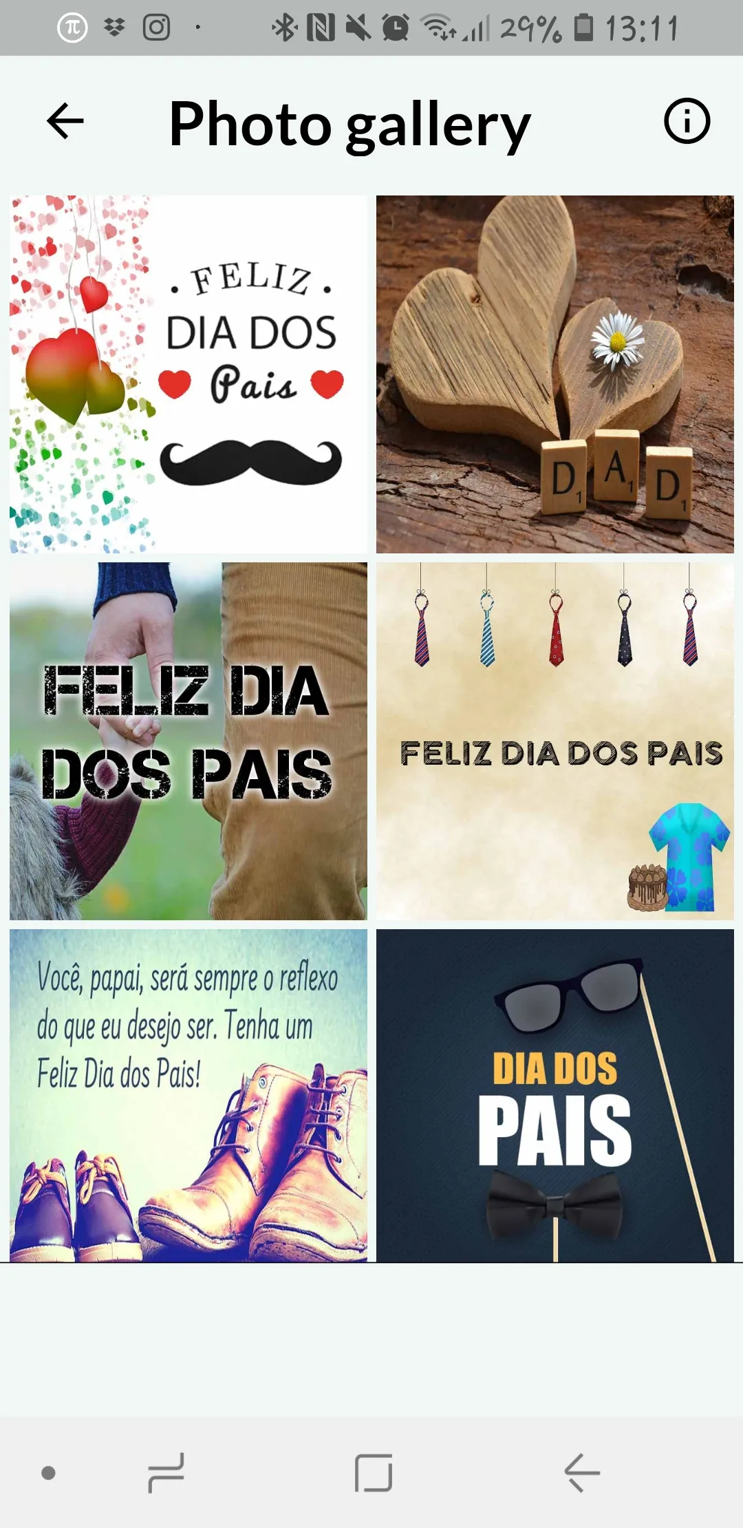 FELIZ DIA DOS PAIS UM ABRAÇO! | Indus Appstore | Screenshot