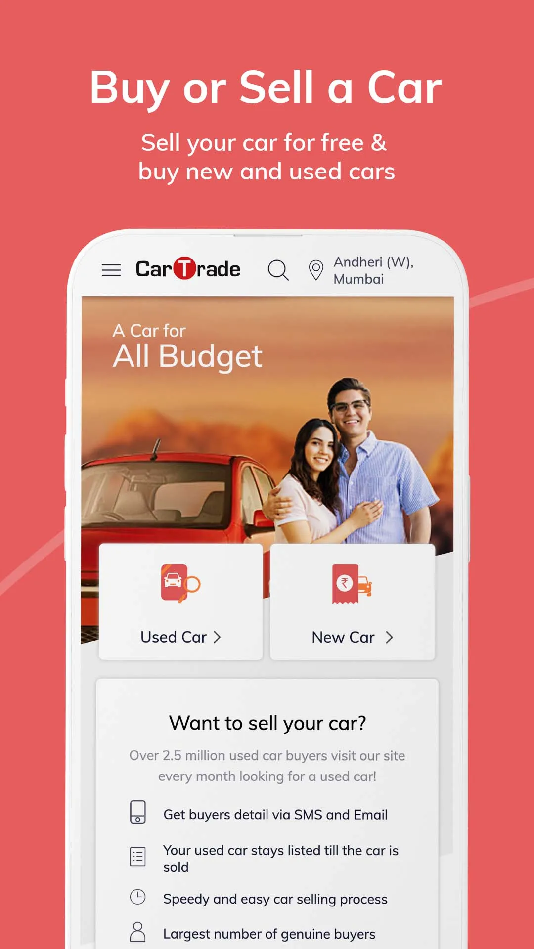 CarTrade - New Cars, Used Cars | Indus Appstore | Screenshot