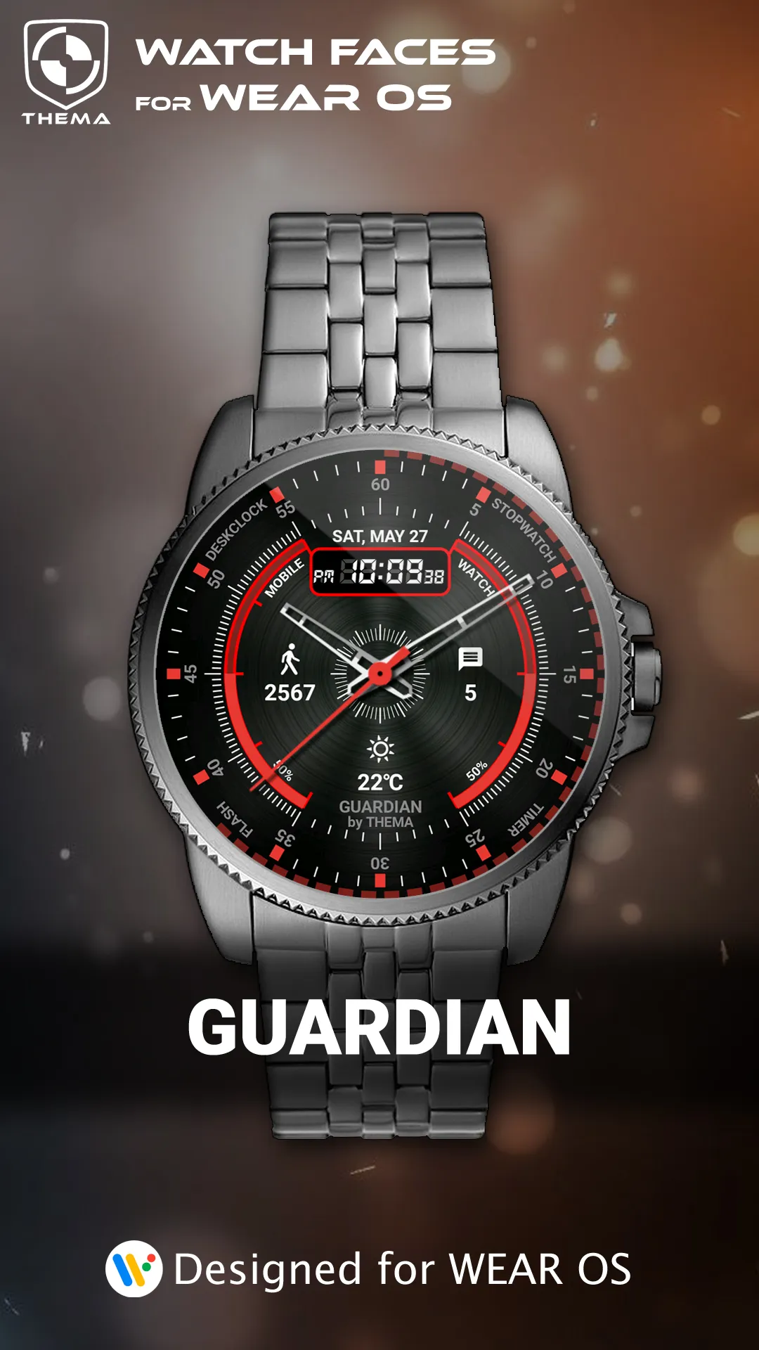 Guardian Watch Face | Indus Appstore | Screenshot