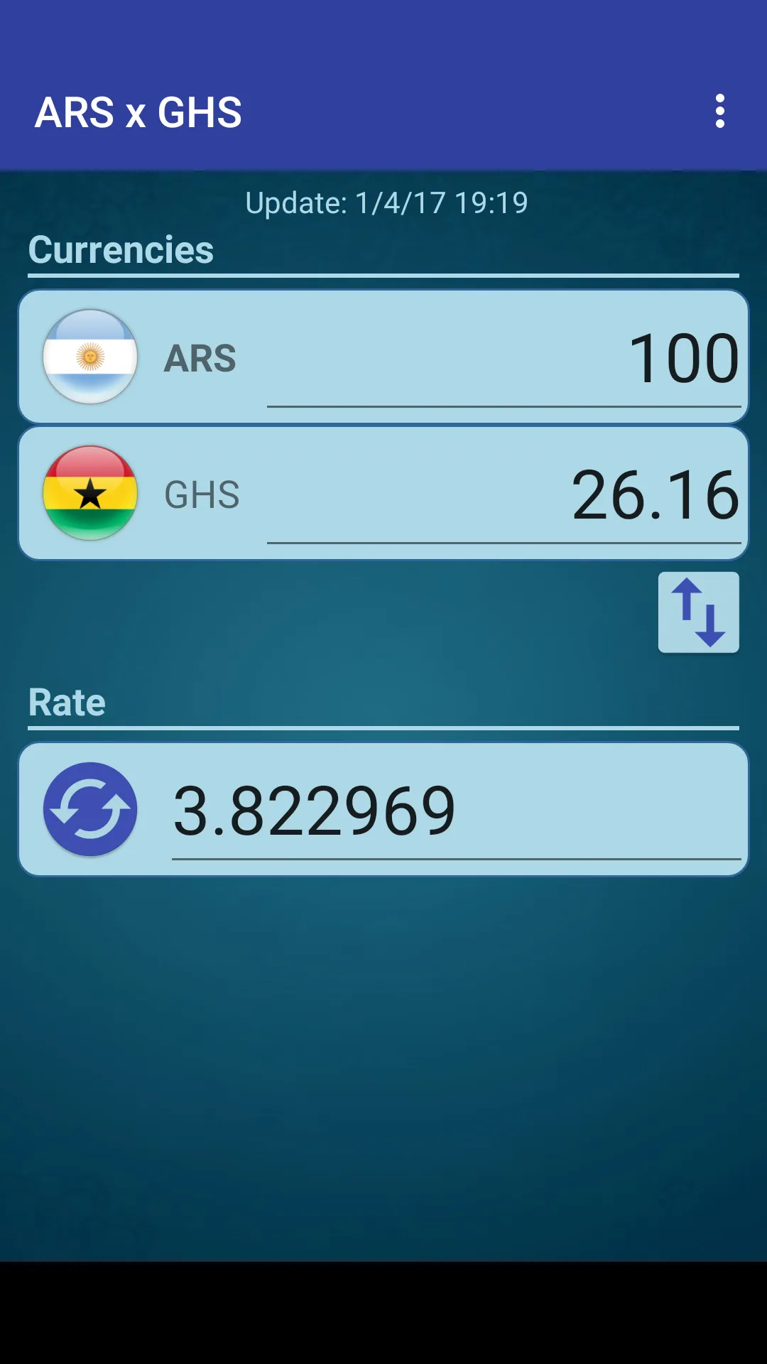 Argentine Peso x Ghanaian Cedi | Indus Appstore | Screenshot