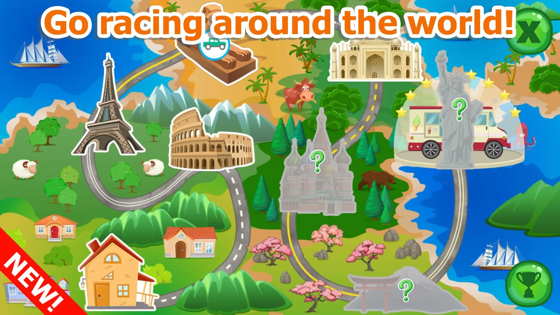 Racing games for toddlers | Indus Appstore | Screenshot