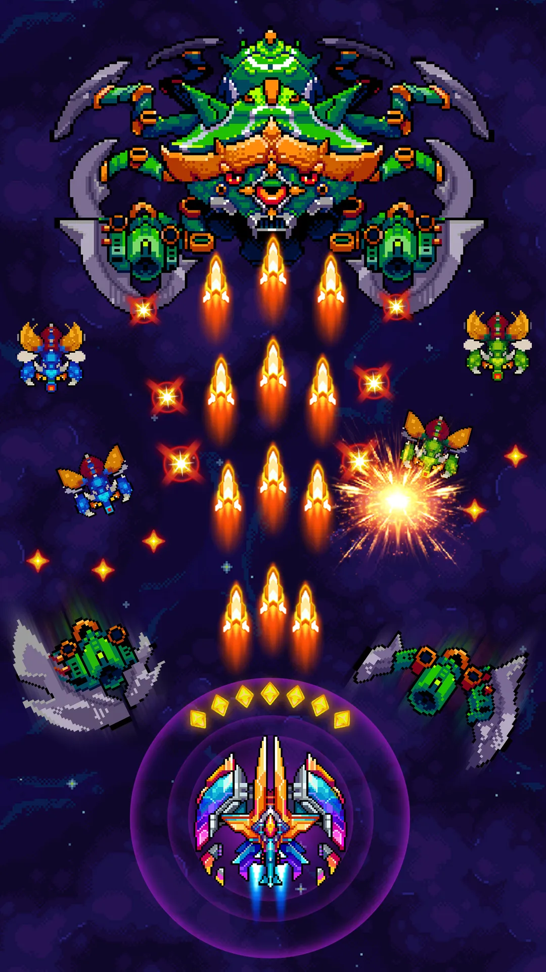 Galaxiga: Alien Galaxy Shooter | Indus Appstore | Screenshot
