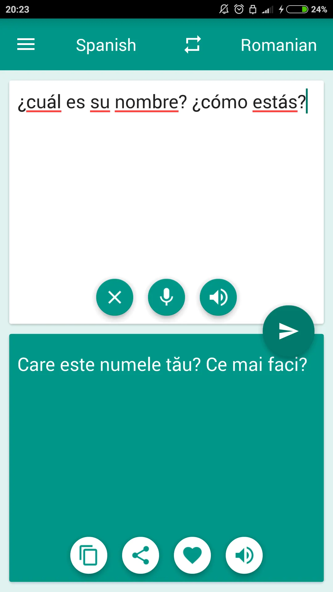 Romanian-Spanish Translator | Indus Appstore | Screenshot