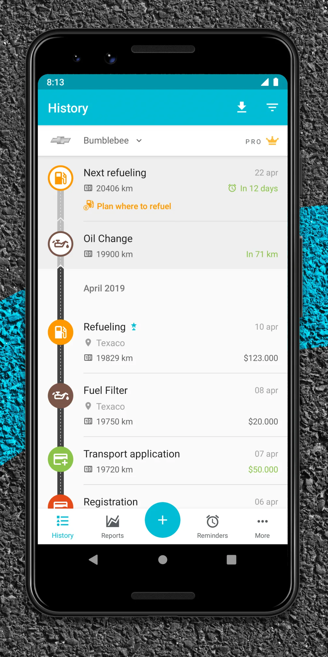 Drivvo - car management | Indus Appstore | Screenshot