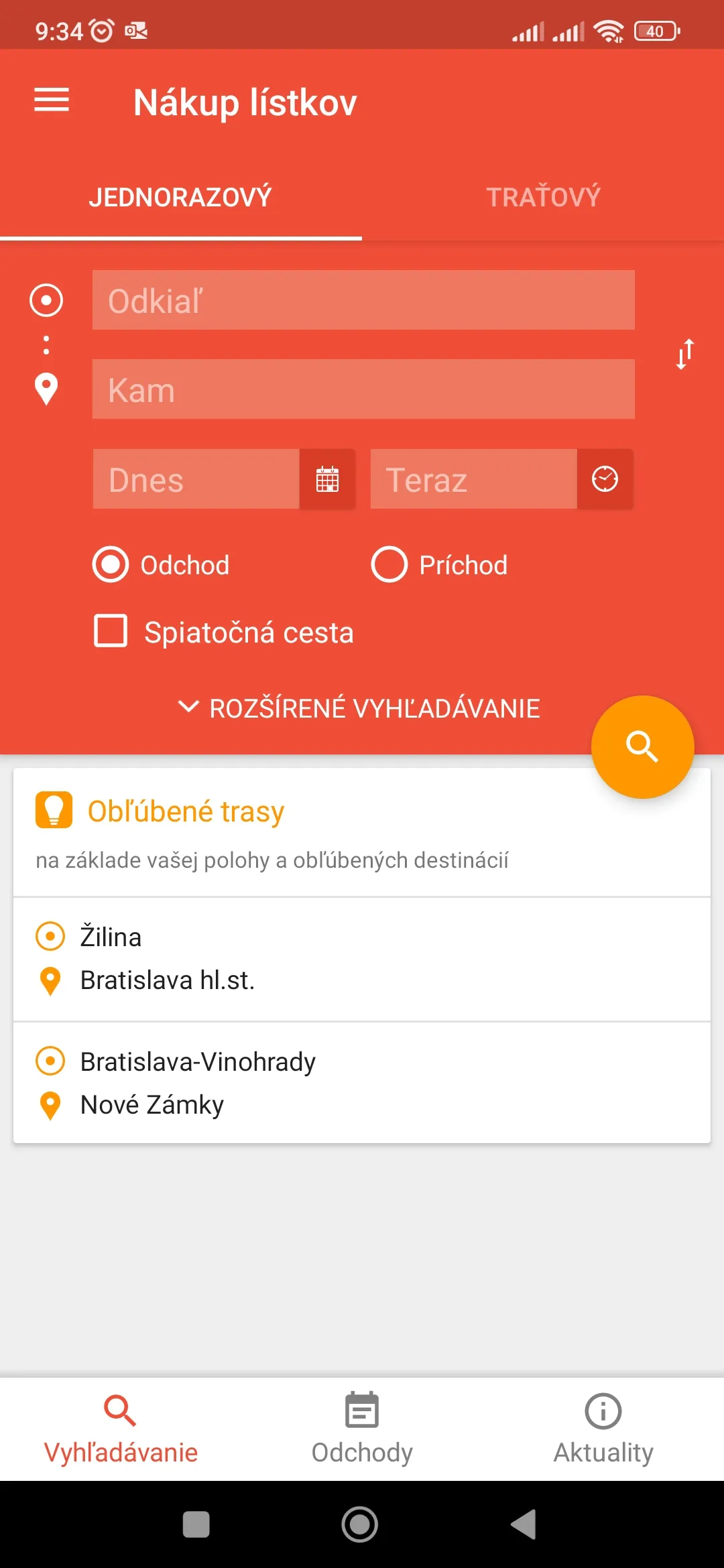 Ideme vlakom | Indus Appstore | Screenshot