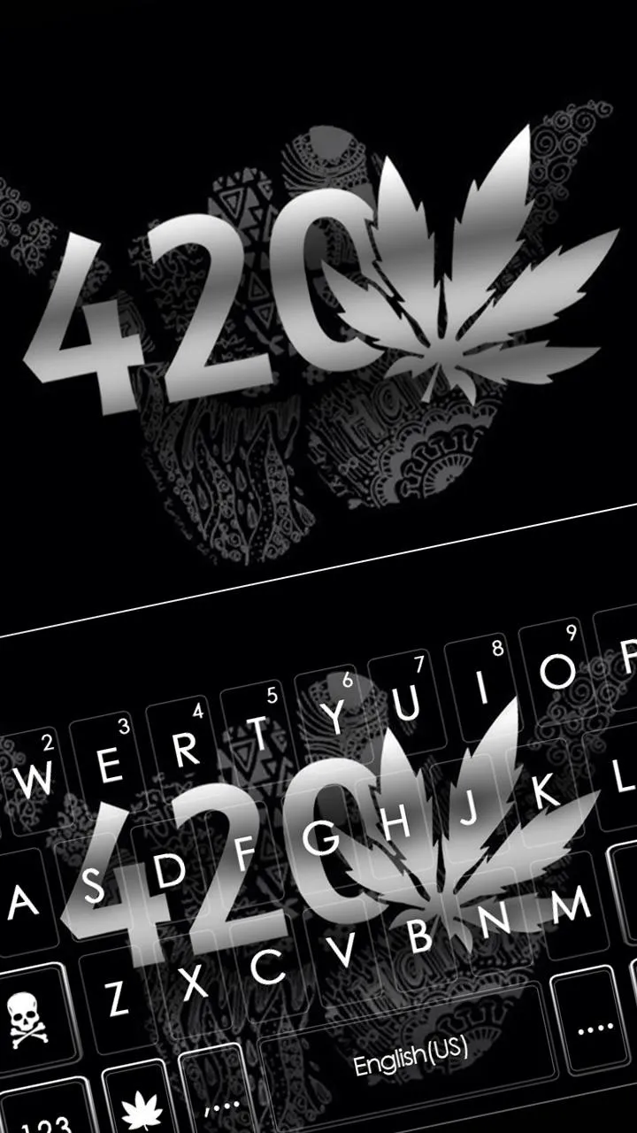 Metal Weed 420 Keyboard Theme | Indus Appstore | Screenshot