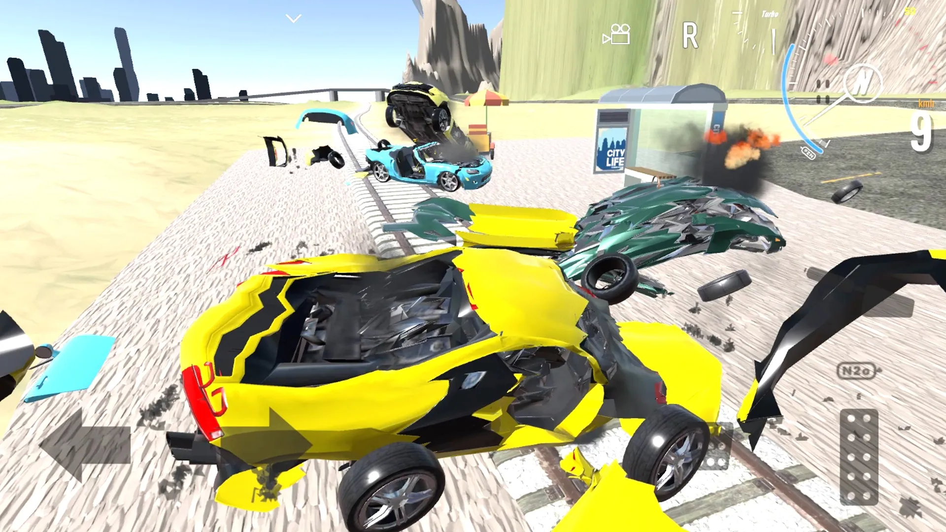 Car Crash Train | Indus Appstore | Screenshot