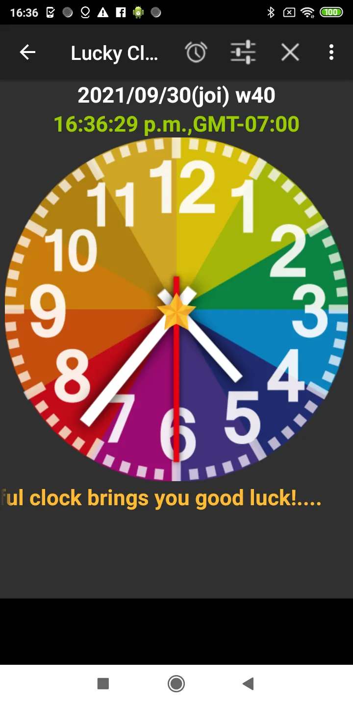 Rainbow Clock | Indus Appstore | Screenshot