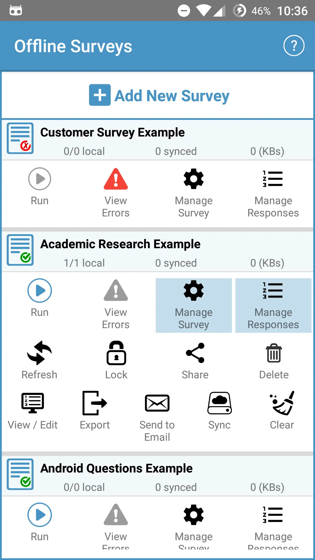 Offline Surveys | Indus Appstore | Screenshot