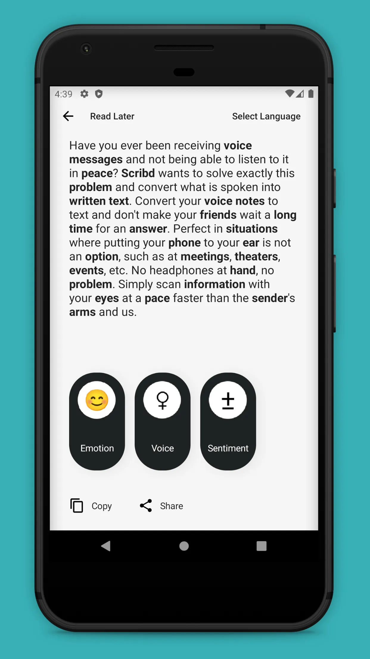 Scribbn - Voice to text | Indus Appstore | Screenshot