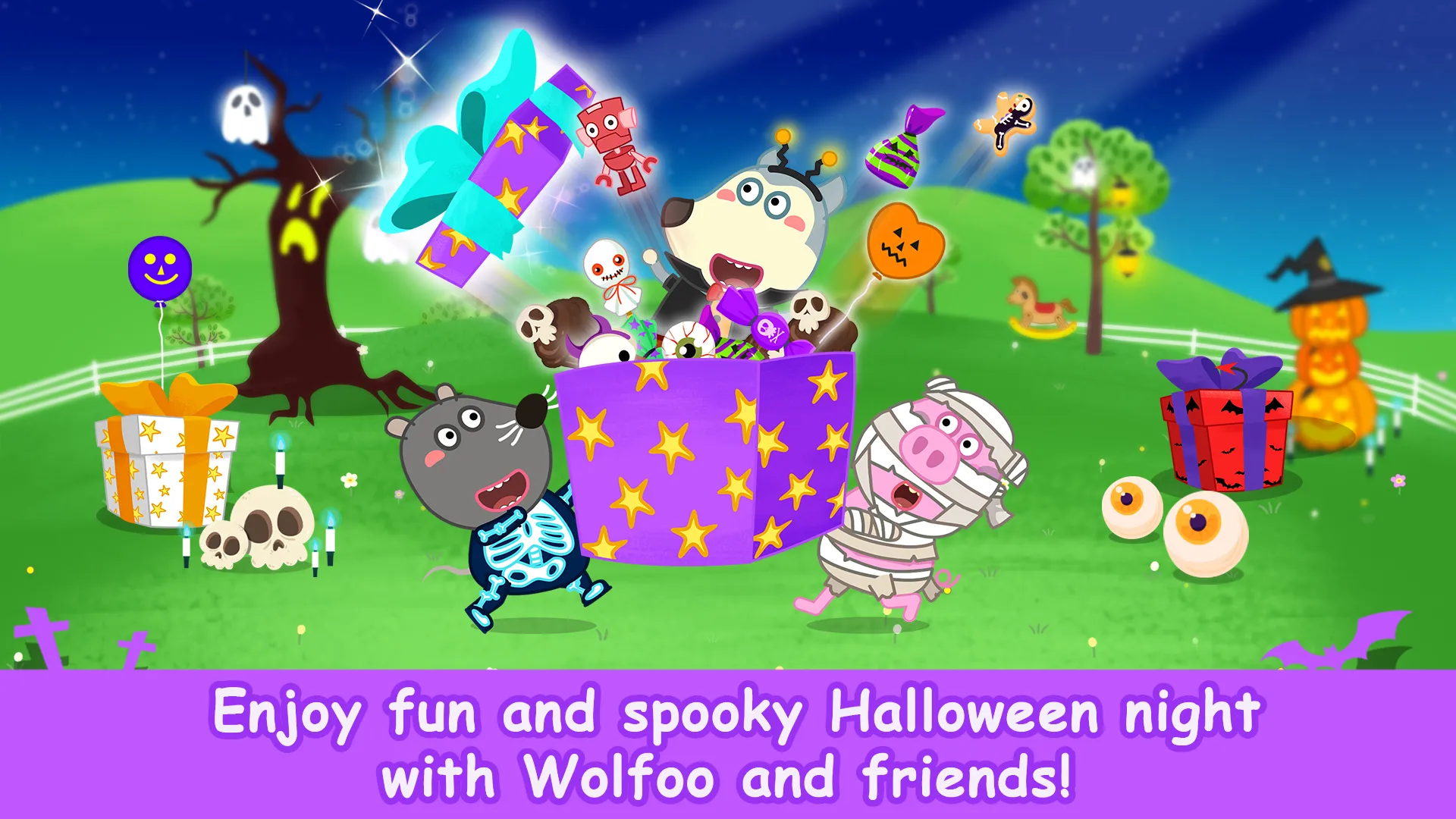 Wolfoo School Halloween Night | Indus Appstore | Screenshot