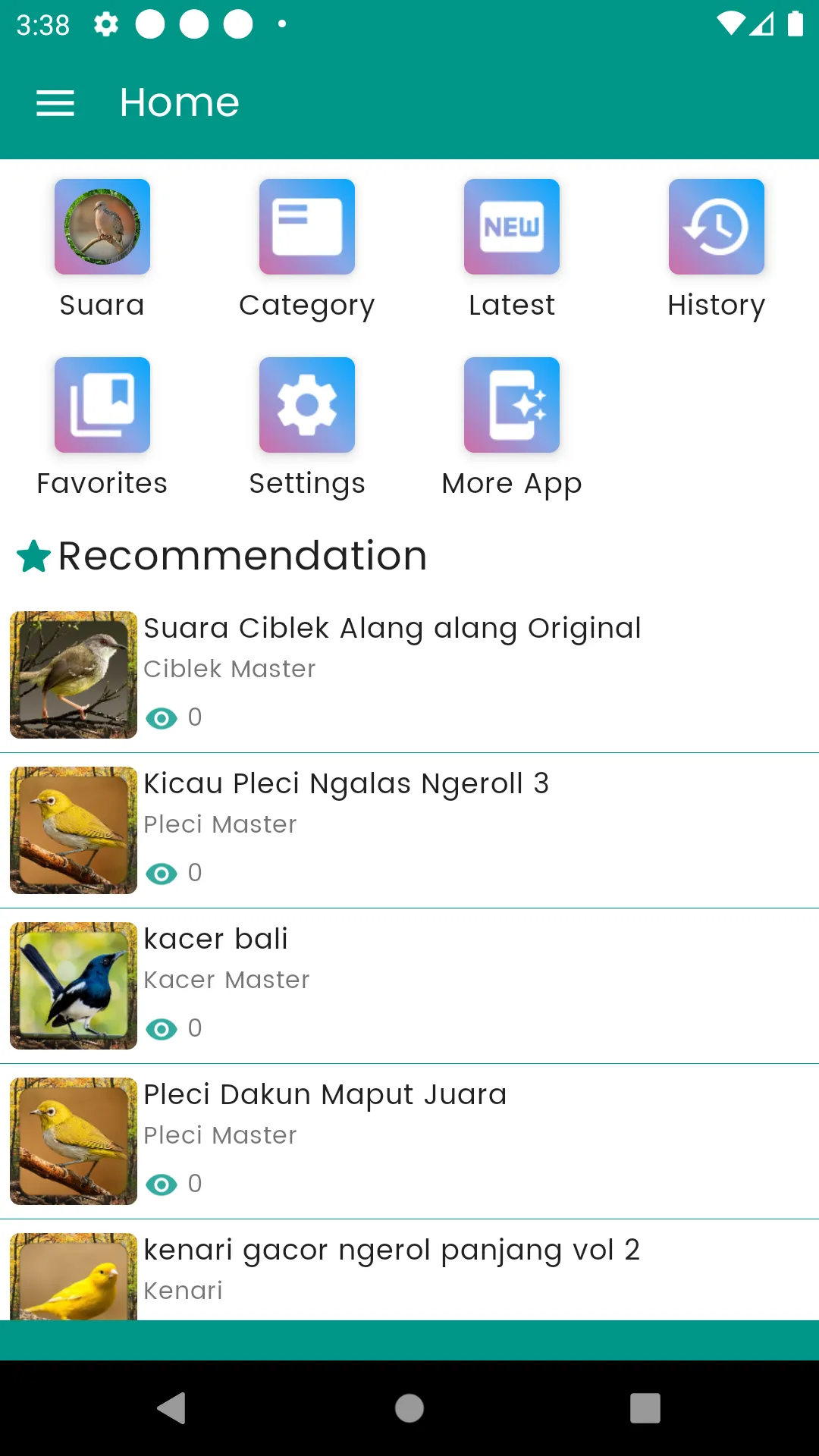 Suara Burung Tekukur Pikat | Indus Appstore | Screenshot