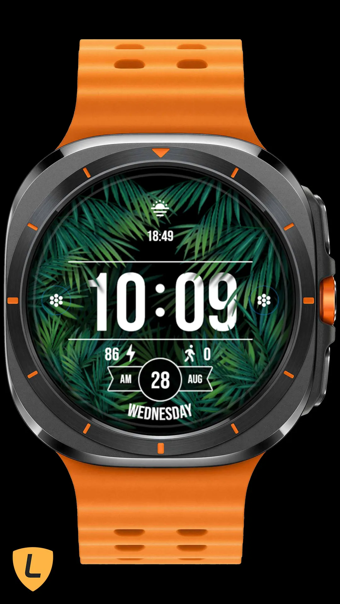 Go Green Watch Face 017 | Indus Appstore | Screenshot