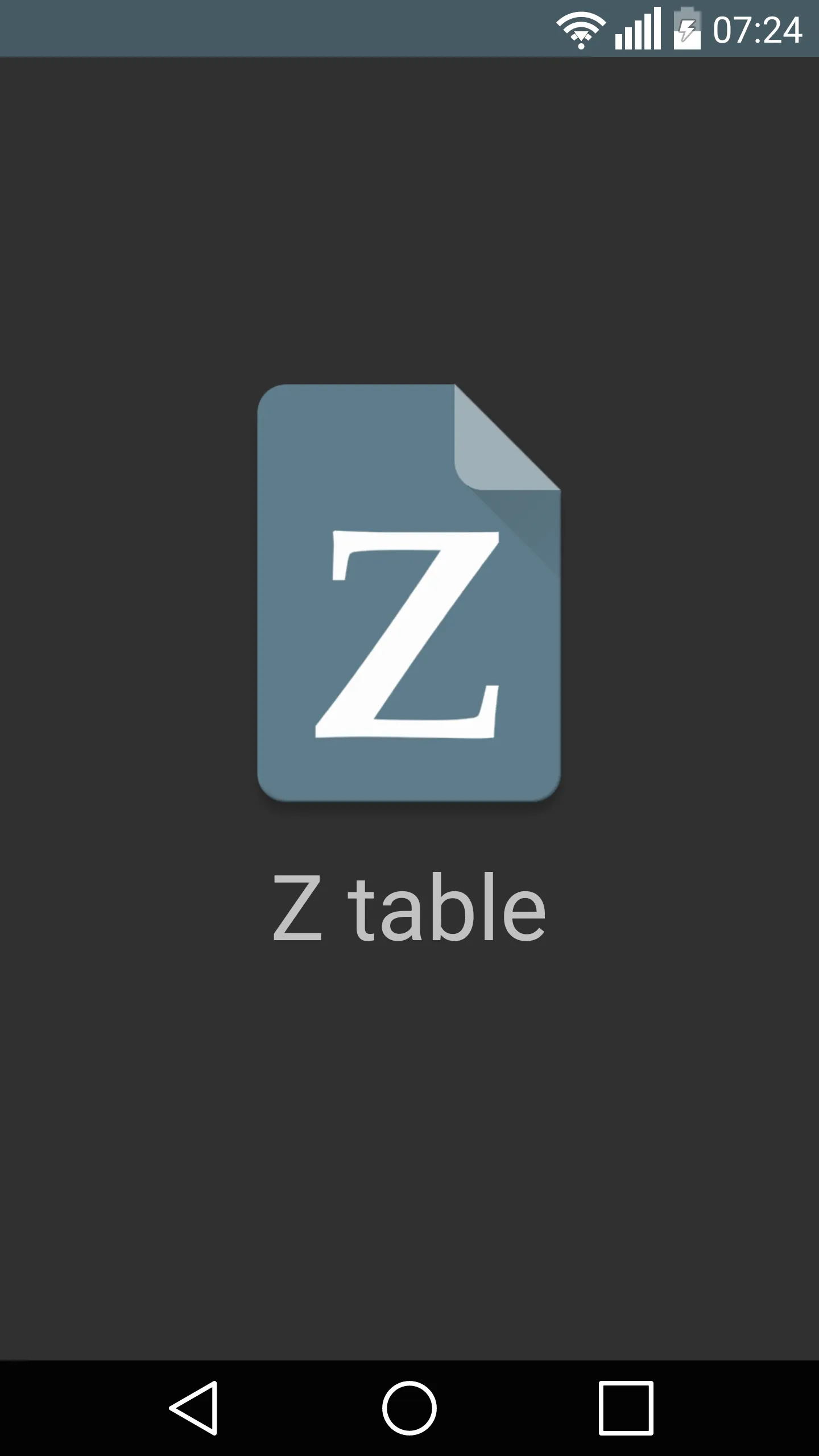 Z table | Indus Appstore | Screenshot