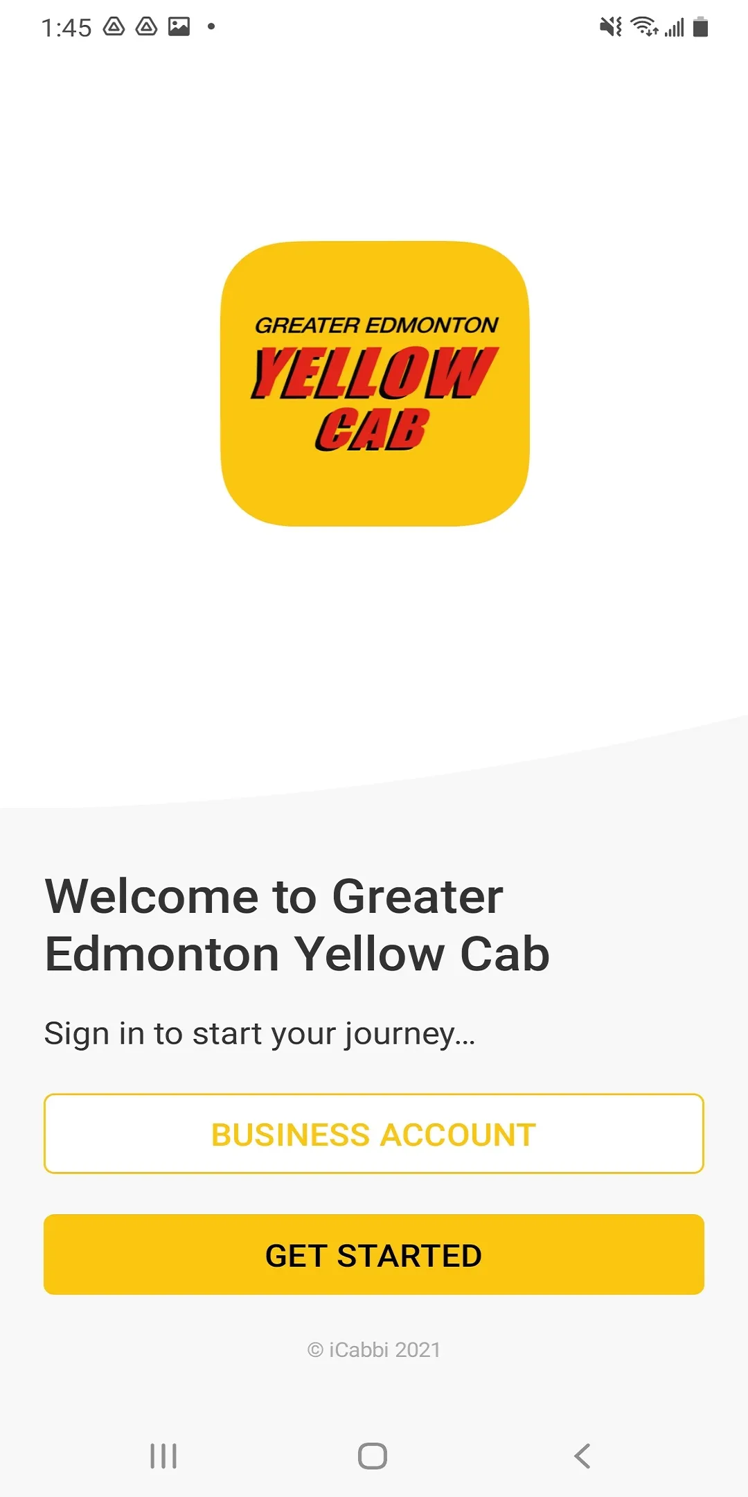 Greater Edmonton Yellow Cab | Indus Appstore | Screenshot