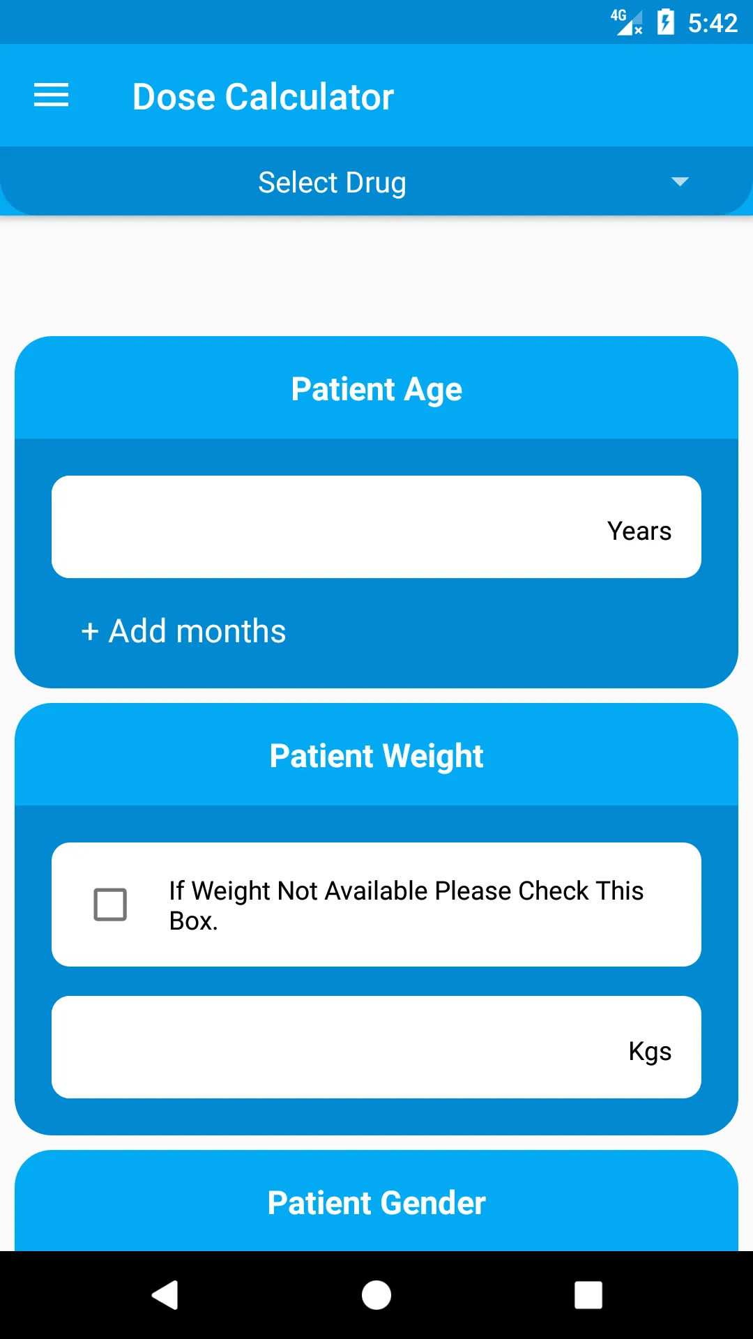 Dose Calculator | Indus Appstore | Screenshot