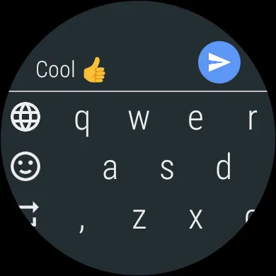 Keyboard for Wear OS watches | Indus Appstore | Screenshot