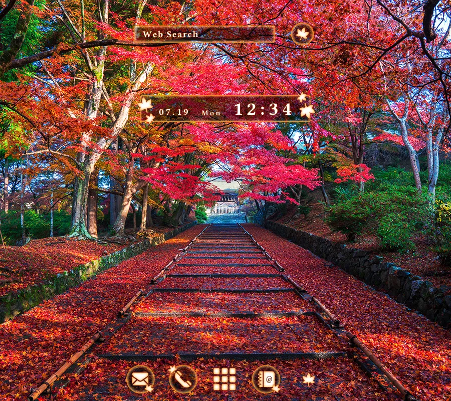 Autumn Bishamondo Theme | Indus Appstore | Screenshot